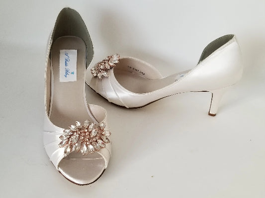 ivory gold wedding shoes