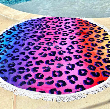 Party Animal Round Towel