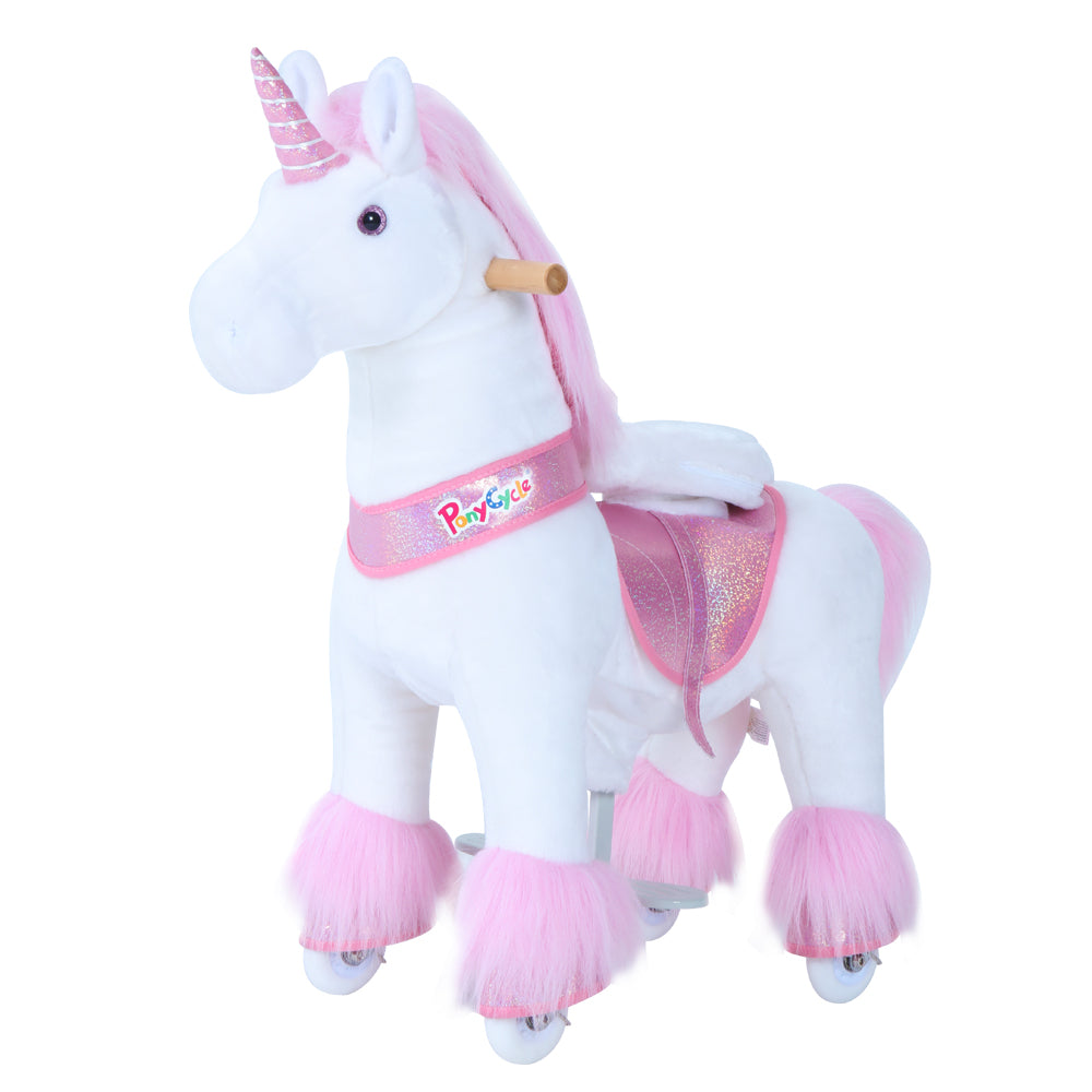 ride on pink unicorn