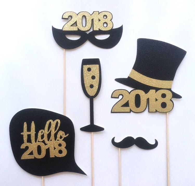 new years photo booth props