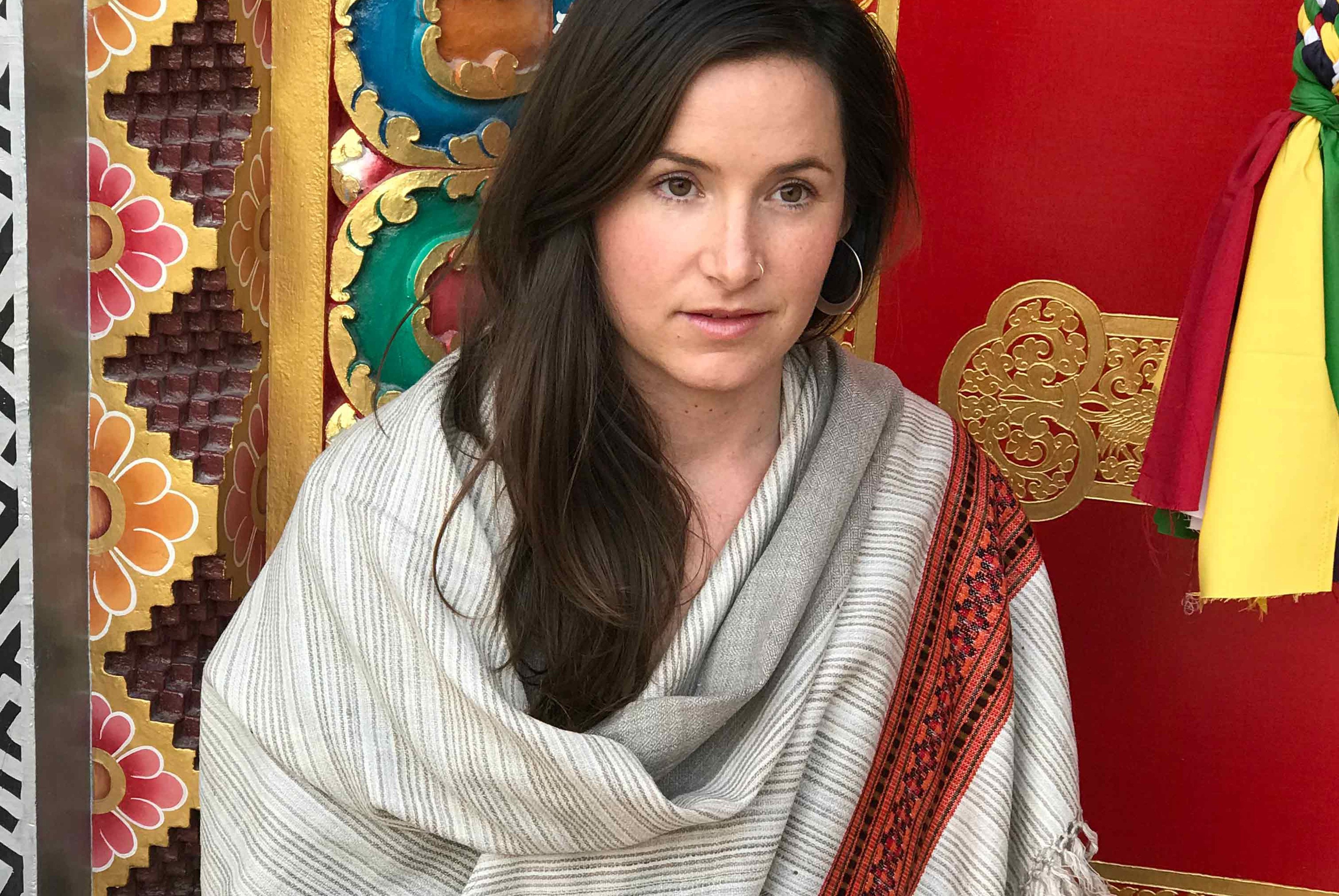 Ishwar Handwoven Meditation Shawl  Esprit de l'Himalaya – Esprit