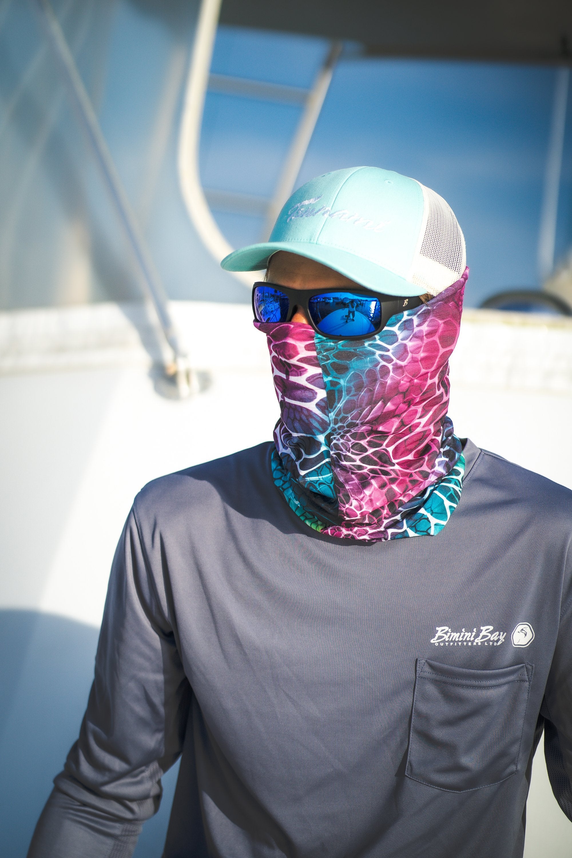 Bimini Bay Outfitters Hatteras Performance Hoodie with Gaiter Featuring BloodGuard Plus