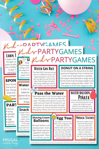 17 Magical Wizard Themed Party Games for Kids - Printable PDF