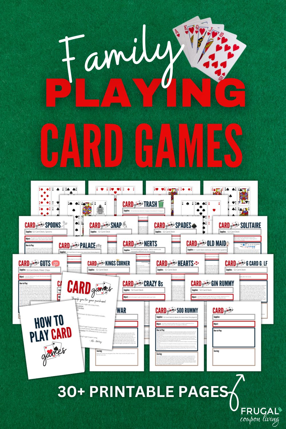 deck of playing cards printable
