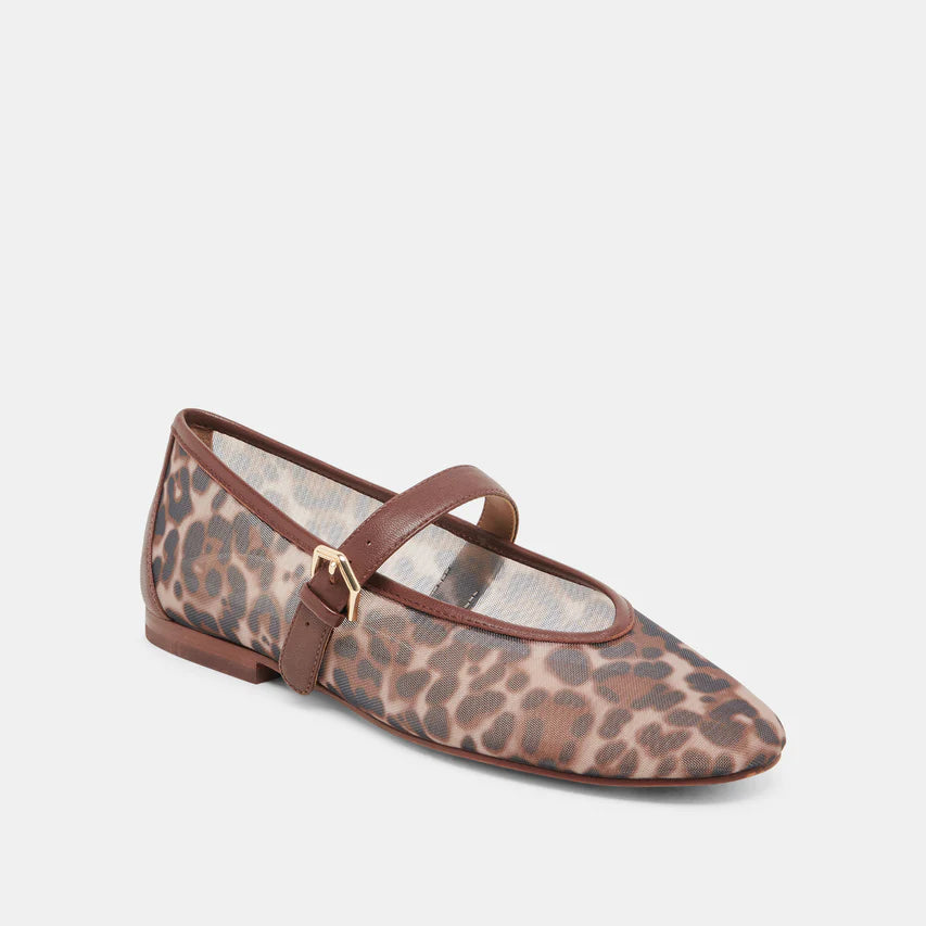 Dolce Vita Roselyn Ballet Flats - Leopard Mesh