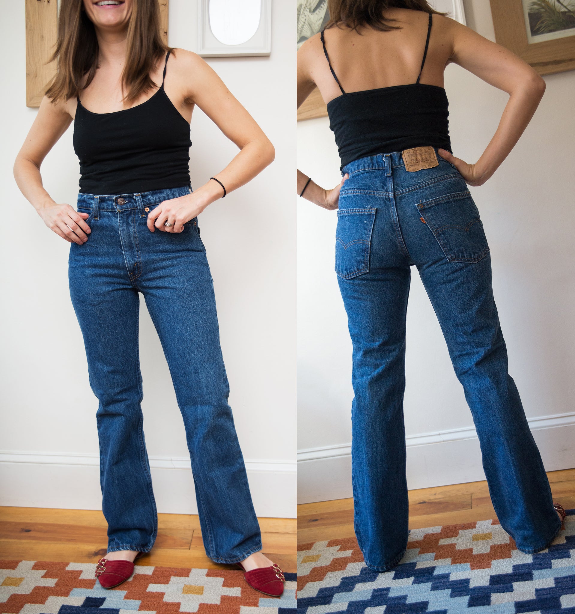 levis bootcut high waist