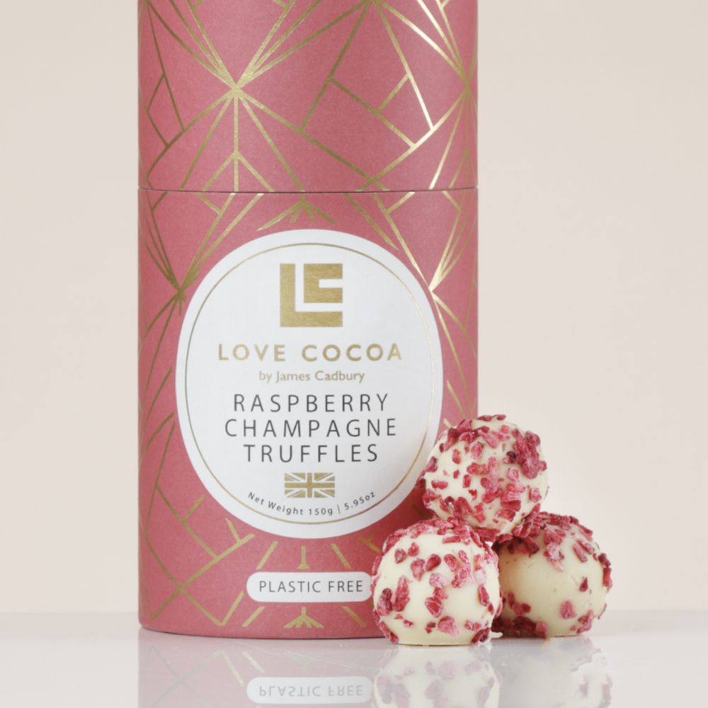 Love Cocoa Raspberry Champagne truffles 150g