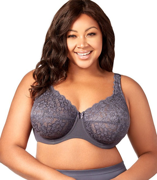 Women's Elila 1303 Lace Wireless Soft-cup Bra (Cobalt Blue 50C)