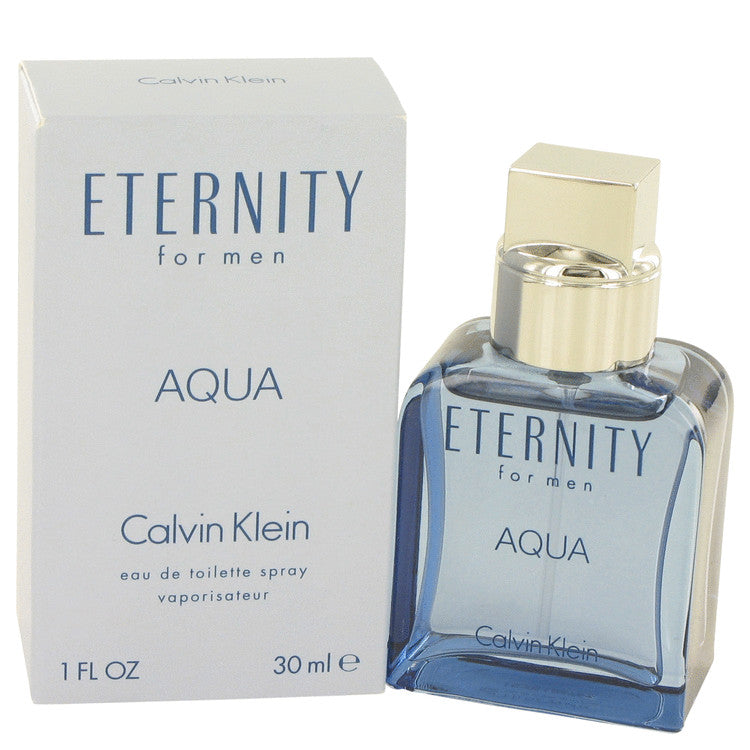 Eternity Aqua by Calvin Toilette Klein Eau De Spray 1 Men for oz