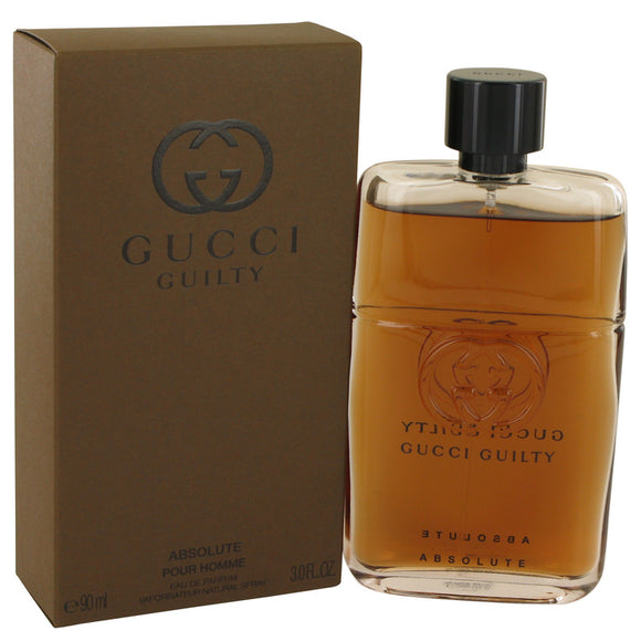 Gucci Guilty Absolute by Gucci Eau De Parfum Spray 3 oz for Men ...
