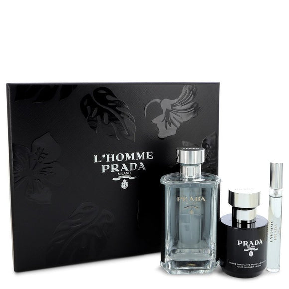 Prada L'homme by Prada Gift Set - oz Eau De Toilette Spray + .34