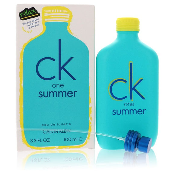 CK ONE Summer by Calvin Klein Eau De Toilette Spray (2020 Unisex) 3.3 oz for Women