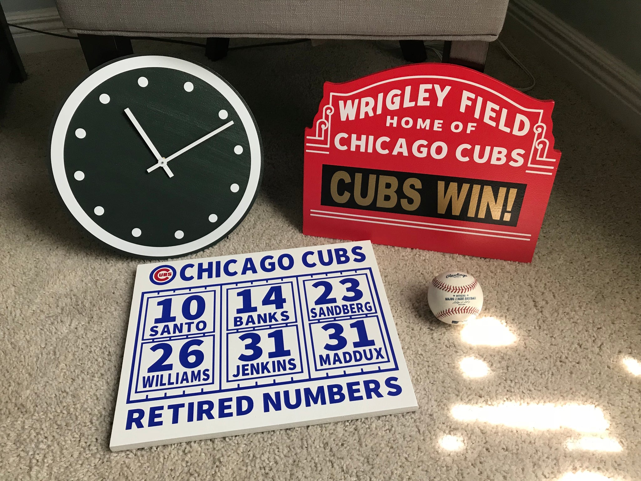 cubs retired numbers