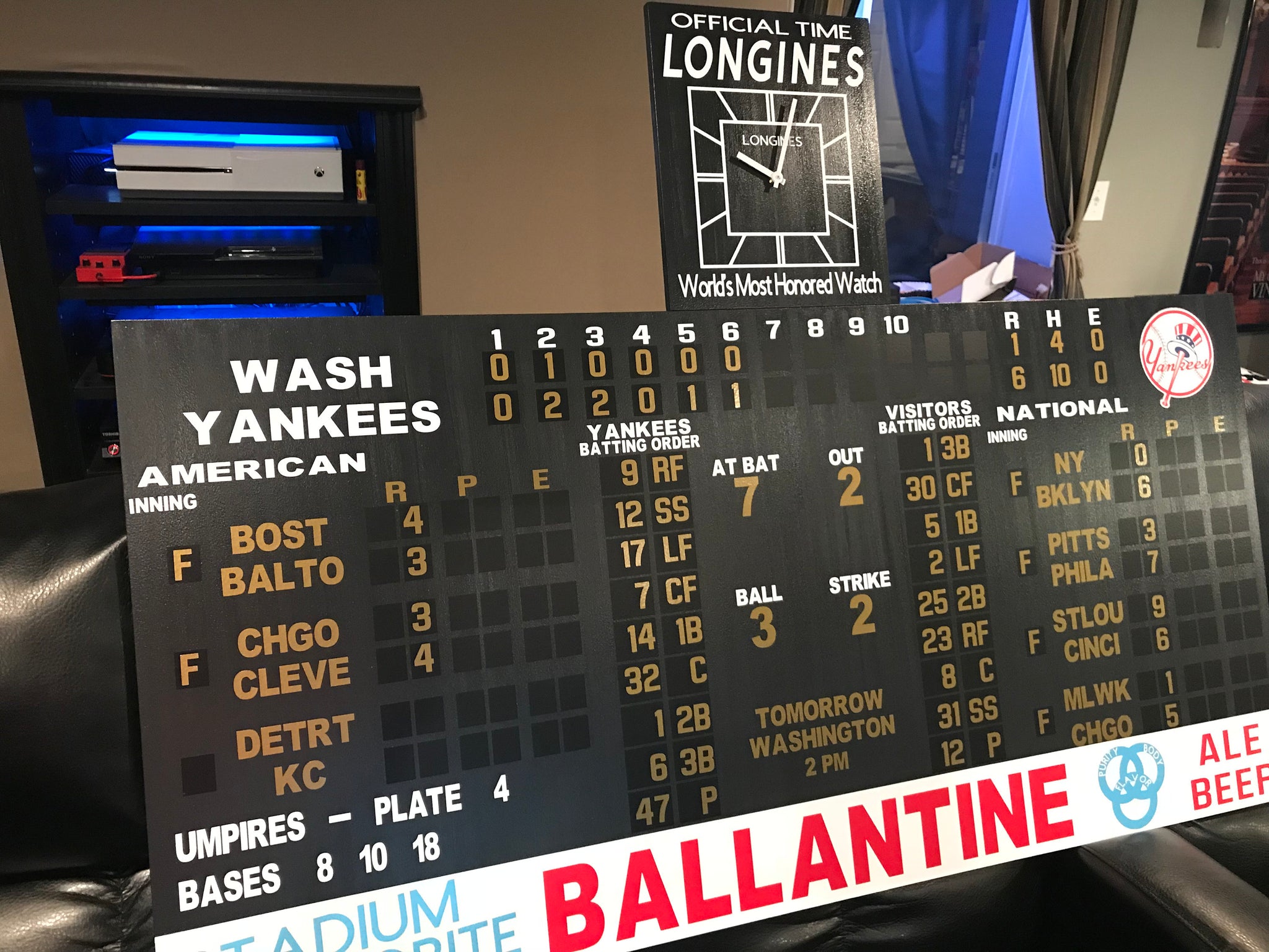 ny yankees score thursday