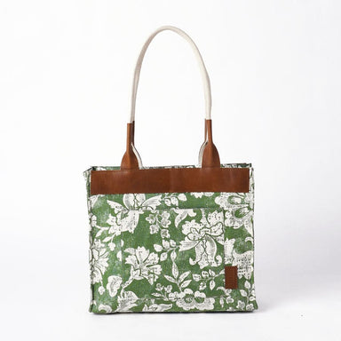 Vinyl Recycled Tote Bag Medium, Handmade by Warm Heart Worldwide | Discovered