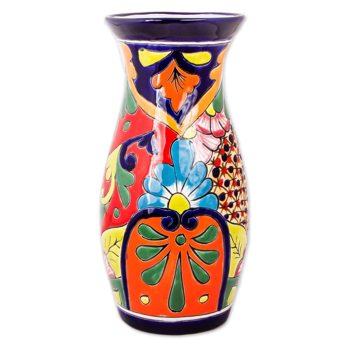 Colored Artisan Glassware from Oaxaca, Mexico
