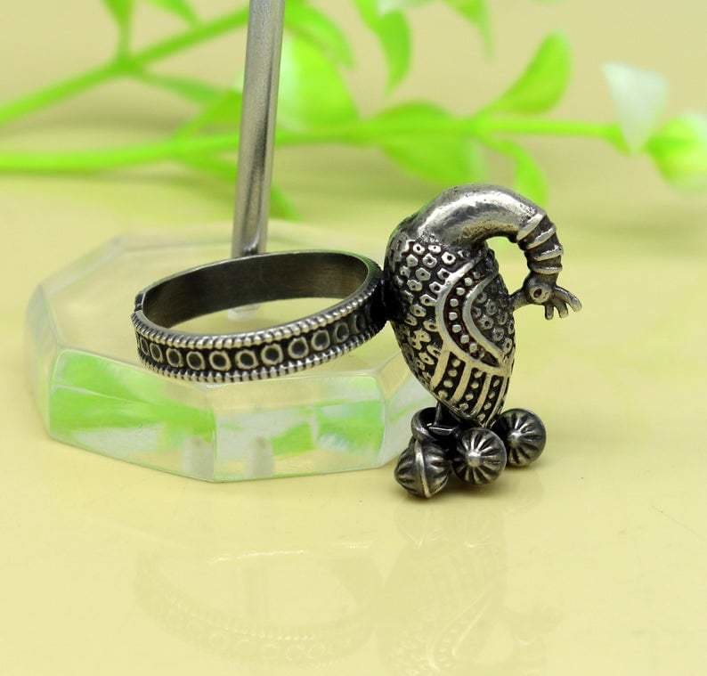 Bold Beauty Peacock Diamond Ring-Candere by Kalyan Jewellers
