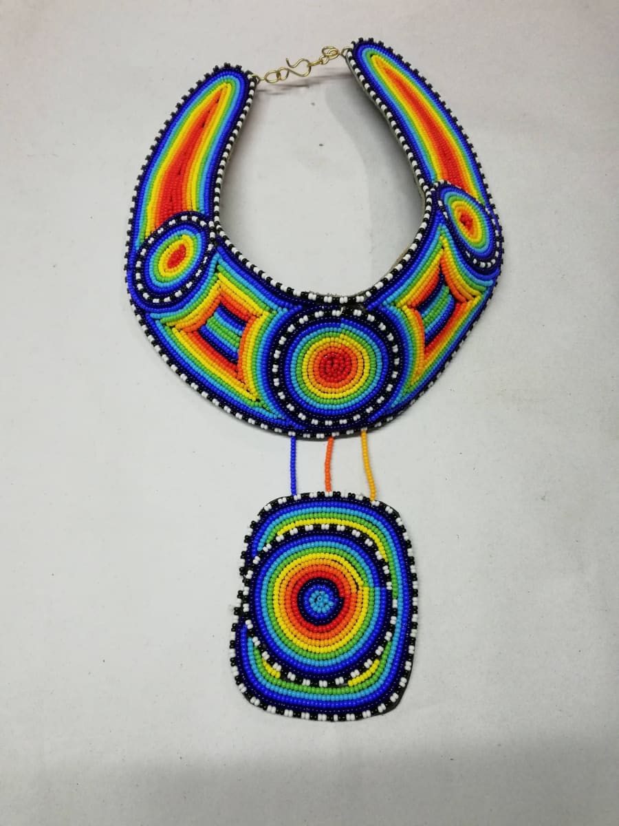 Tribal Jewelry African, Beaded Collar Tribal Necklace