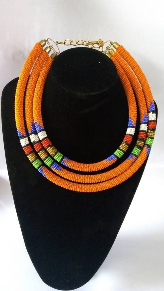 Large Beaded Necklace | Beauty Of Africa