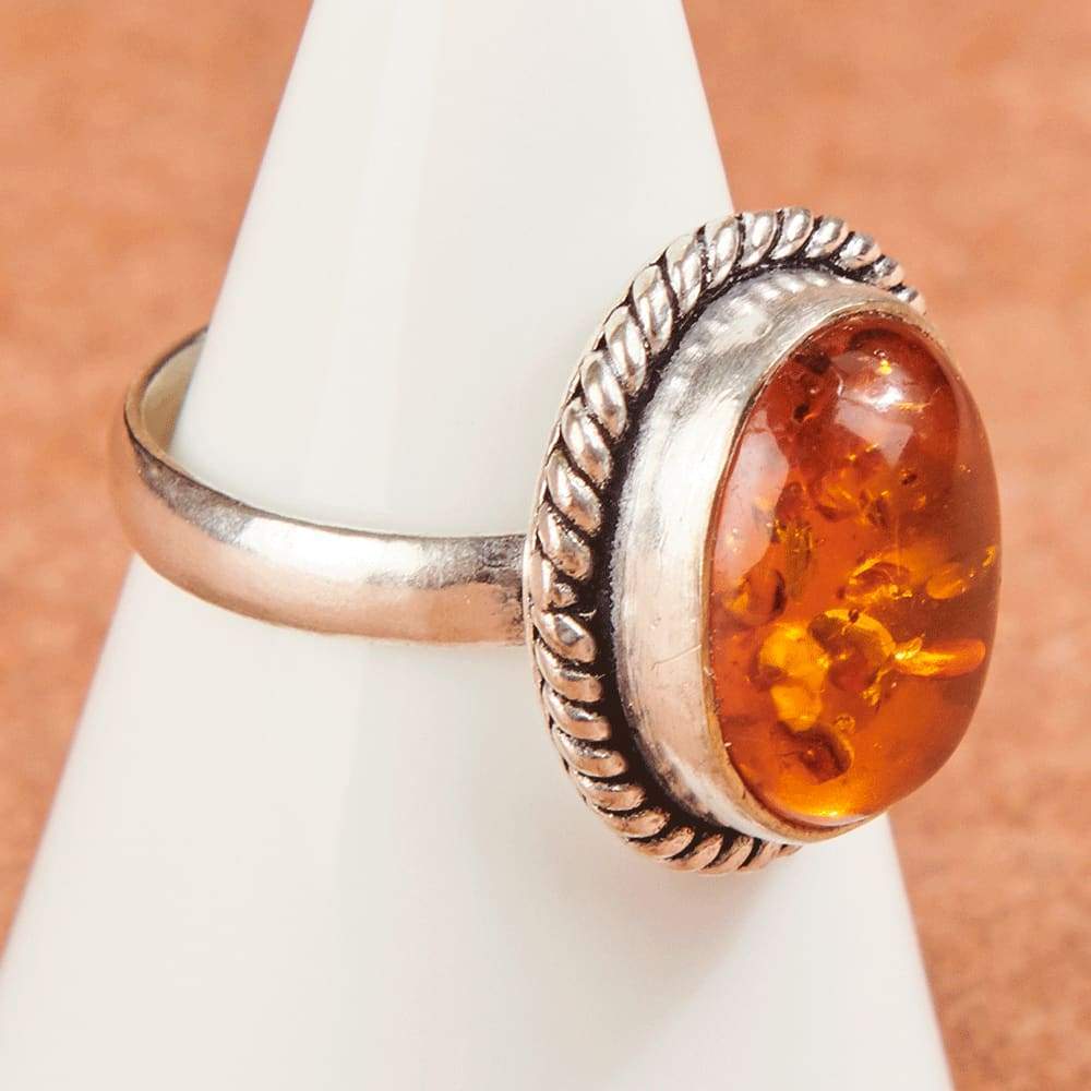 amber ring baltic solid 925 sterling silver orange gemstone antique unique gift for her handmade jewelry jaipur art jewels discovered 143