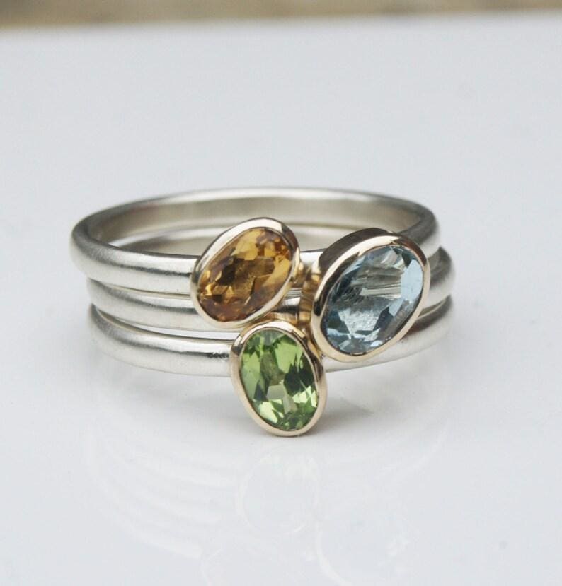 mothers day stacking rings