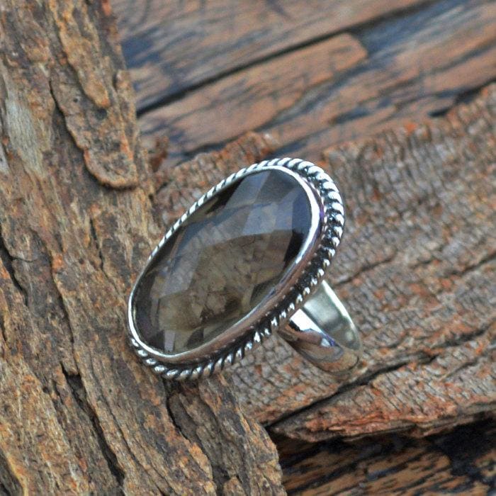 Amazon.com: 925 Sterling Silver Ring With 3 Blue Round Opal 4 White Round  Cubic Zirconia Boho Chic Vintage Look Hypoallergenic Nickel and Lead-free  Artisan Handcrafted Designer Collection Made In Israel: Clothing, Shoes
