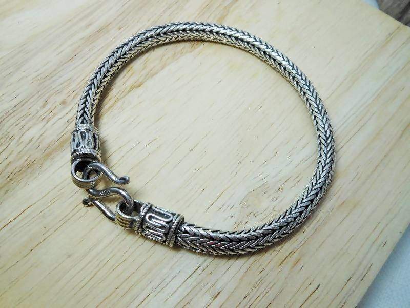 Men's Sterling Silver Chain Bracelet - The Hero