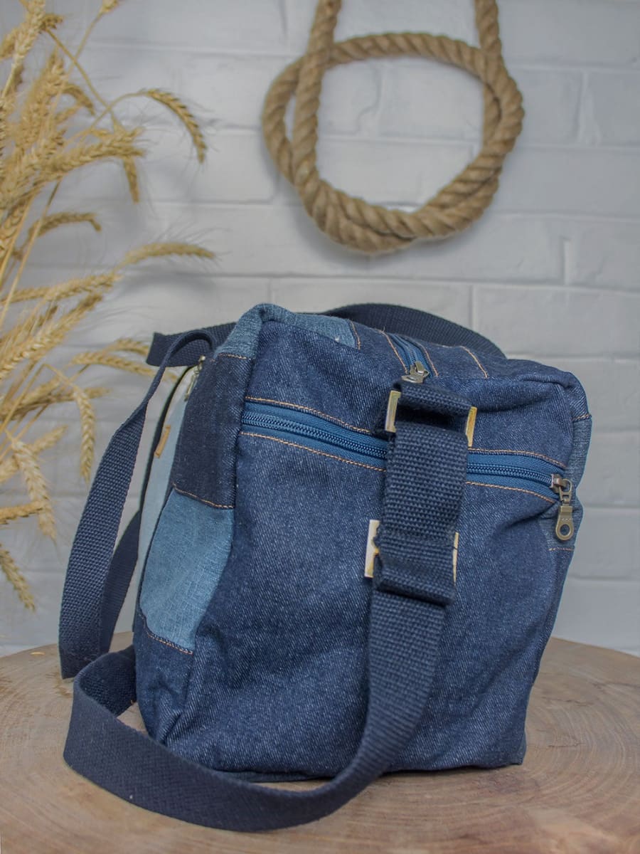 Upcycled Eco friendly Day Travel Backpack Bag | Garuda Prakashan