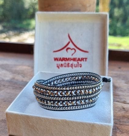 Elena wrap bracelet silver — Discovered