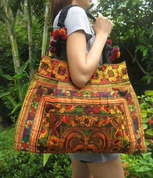 XL Oversize EthnicXL Oversize Ethnic Hobo Boho Asian Embroidered