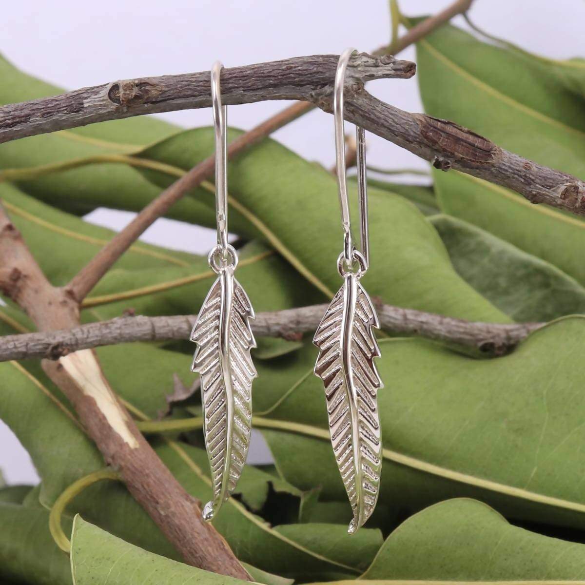 Turquoise ZigZag Sterling Silver Earrings | Country Living Marketplace