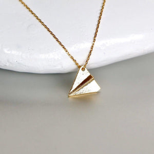 Aircrew Necklace Paper plane pendant - Fit Selection