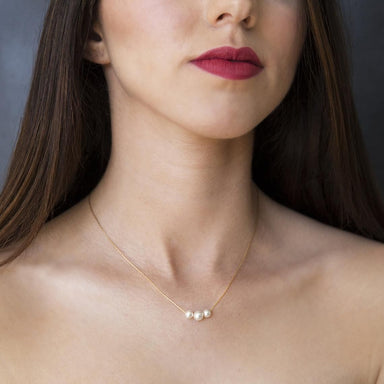 Melbourne Pearl Necklace – Mauve Jewelry Co.