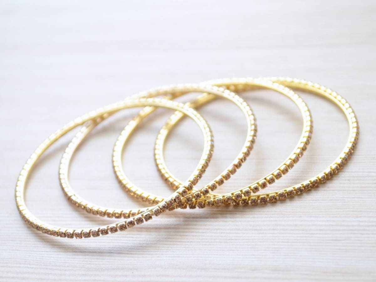 10 Stunning Gold Bangle Designs for Women Who Love to Shine
