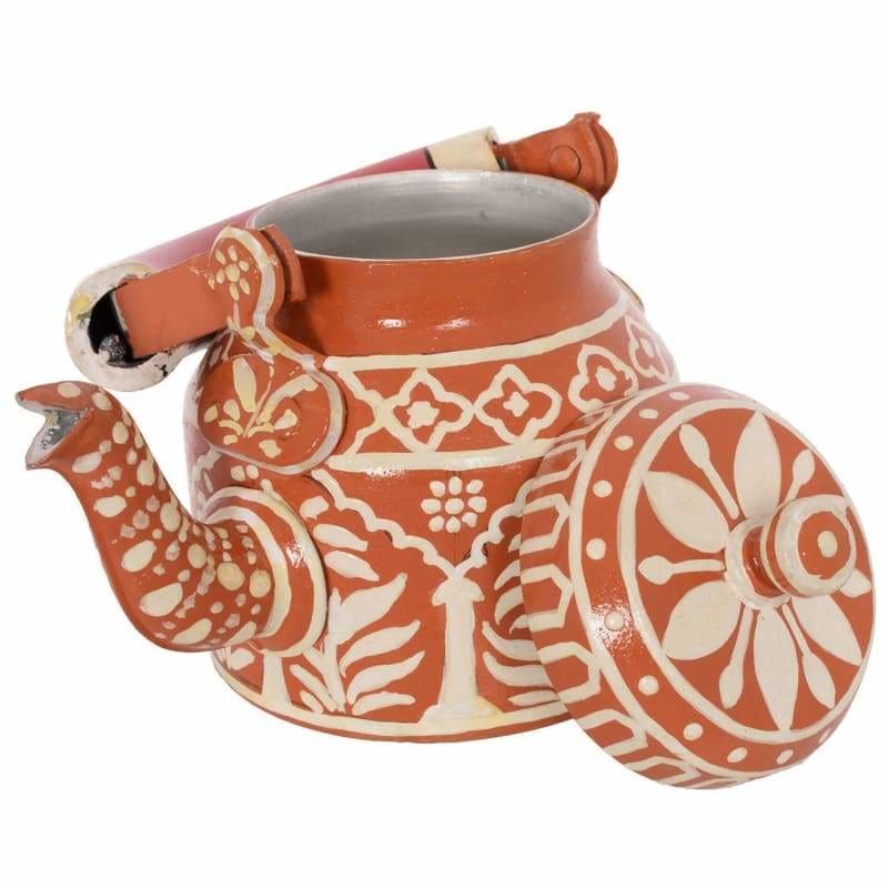 KAUSHALAM SMALL TEA KETTLE - KING & QUEEN, Handmade By Mrinalika