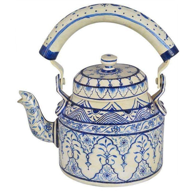 Hand painted electric tea kettle: Mughal painting Pichwai painting