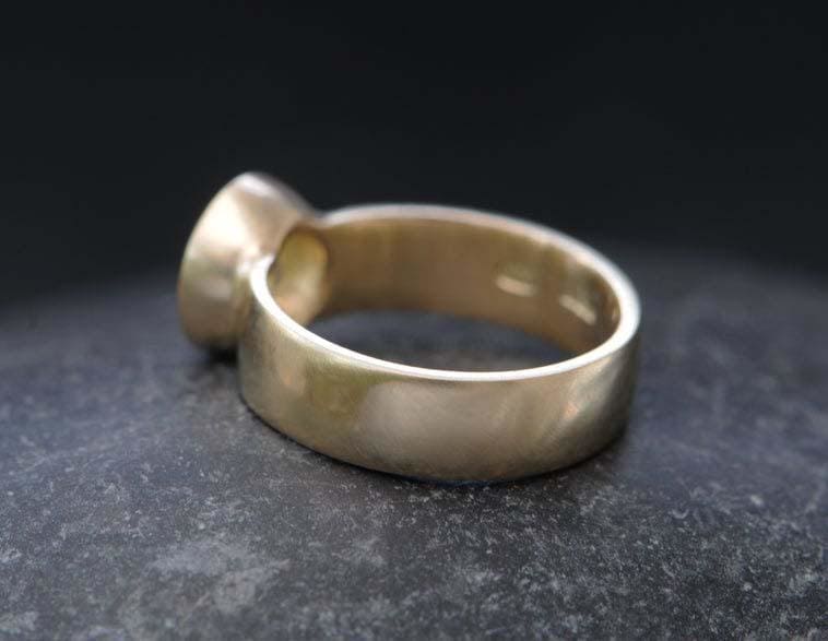 Minimal Ring in Brushed Silver