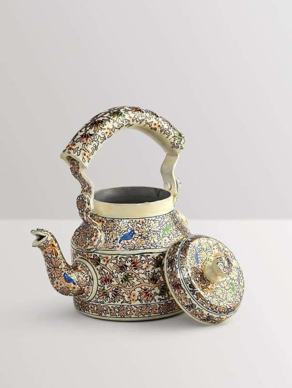 Kaushalam Hand Painted Tea Kettle Meraki Traditional Hand Painted