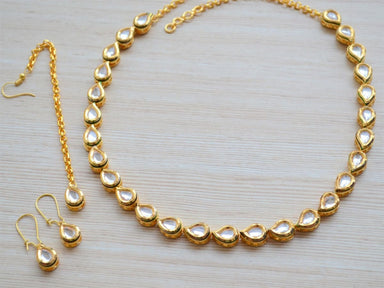 simple gold jewelry set
