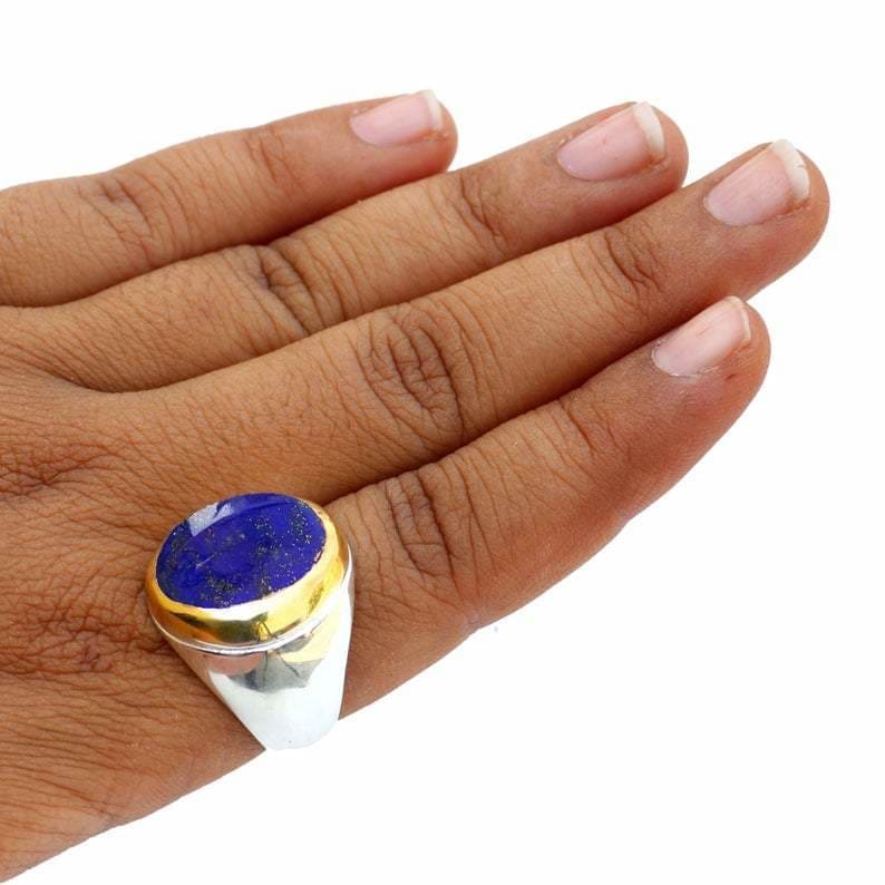 Raw Lapis Lazuli Ring – The Guild