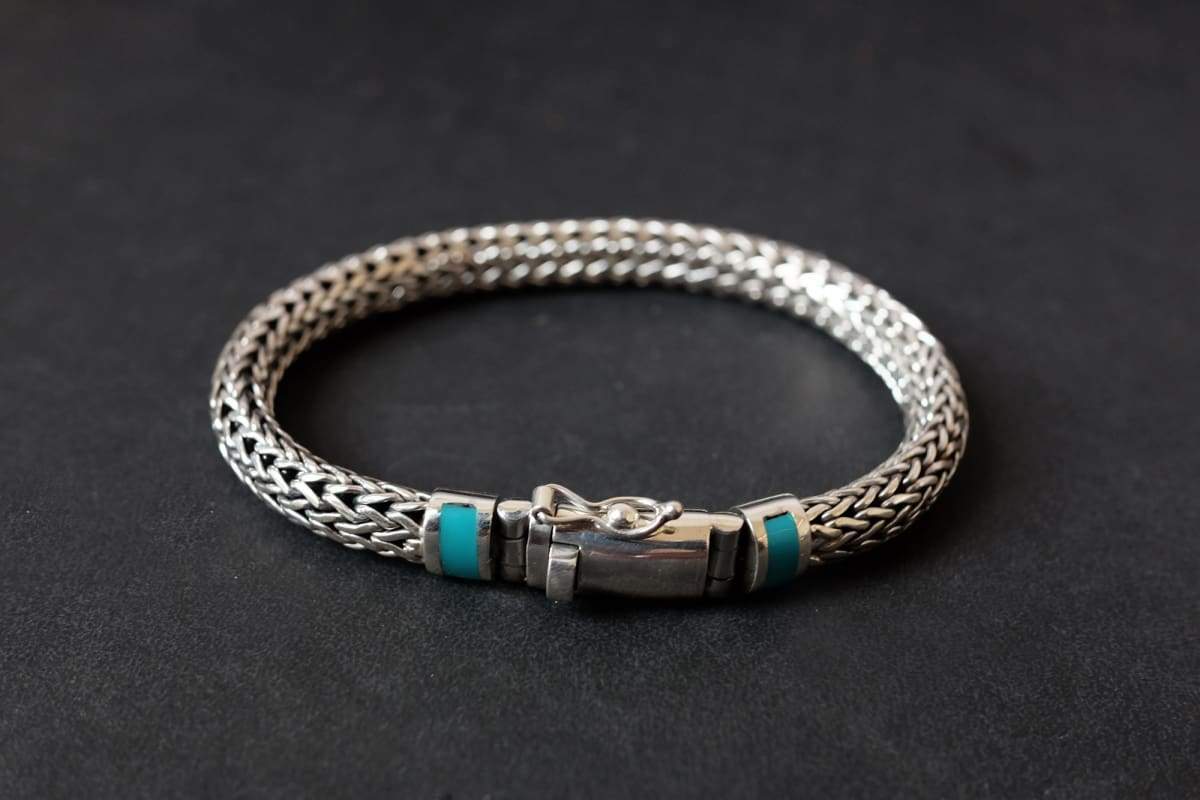 Men's Sterling Silver Chain Bracelet - The Hero