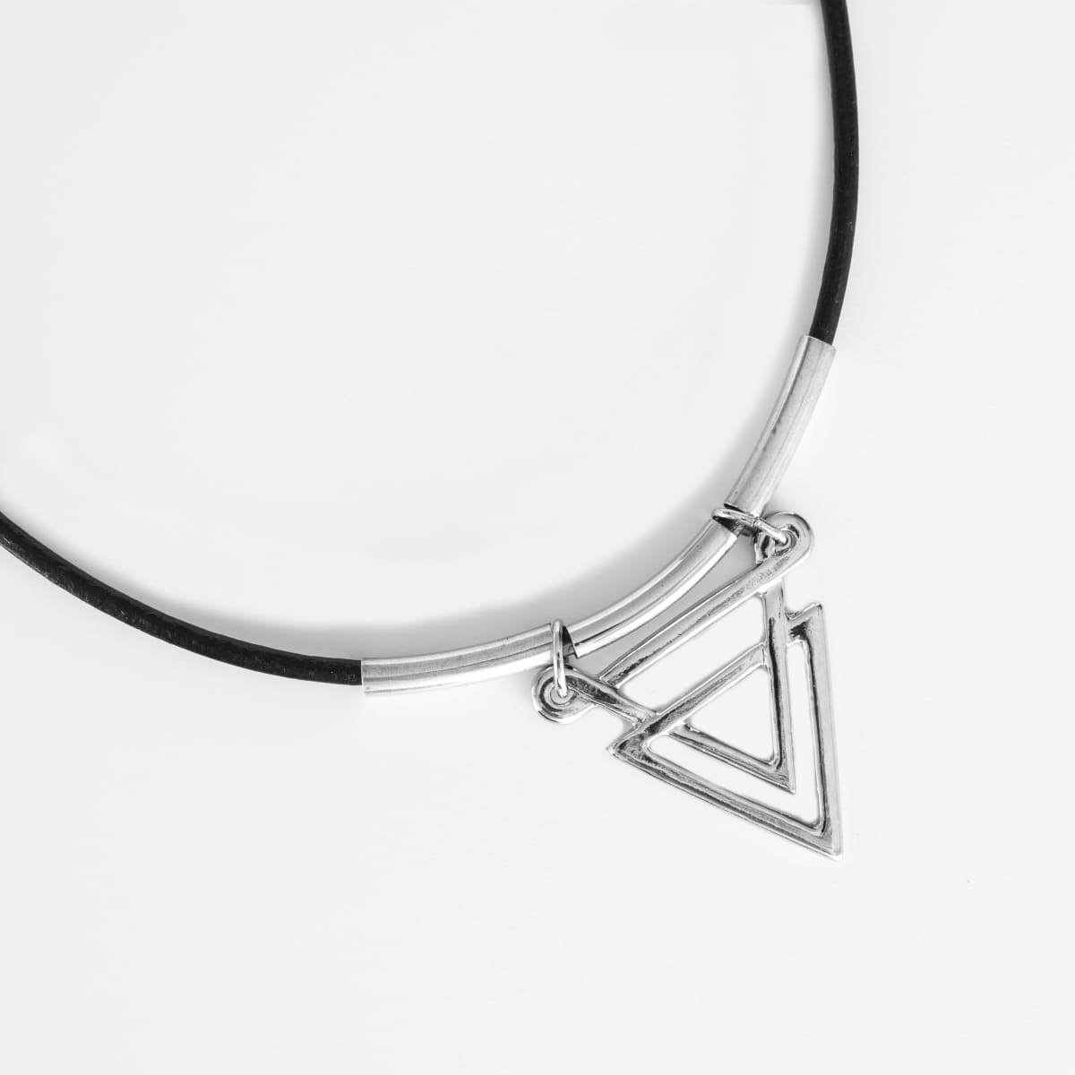 Buy Triangle Necklace, Men's Silver Necklace, Men's Geometric Necklace,  Stainless Steel Necklace, Guy Necklace, Boyfriend Gift, Husband Gift Online  in India - Etsy