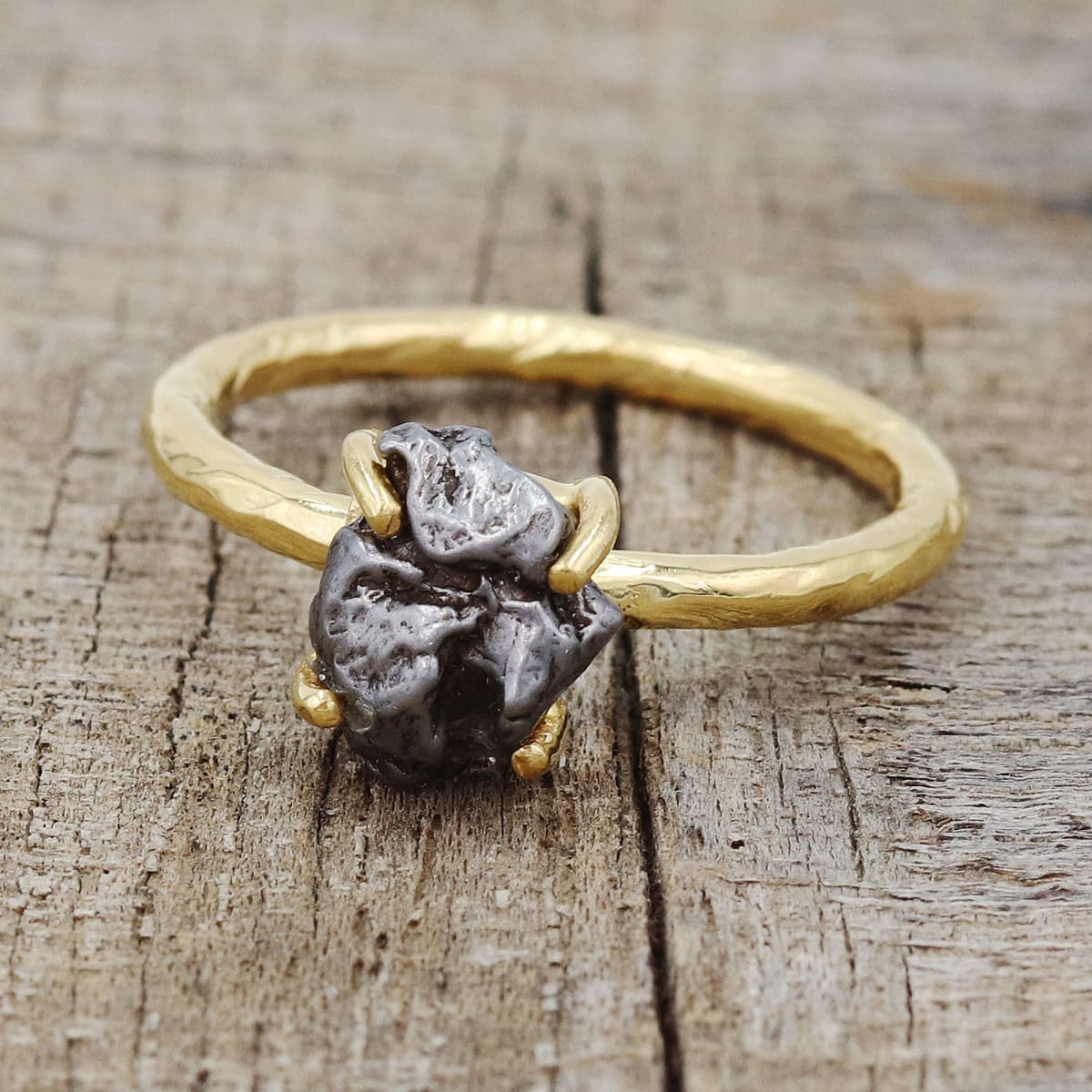 Meteorite Inlay Cobalt Wedding Band | Vansweden Jewelers