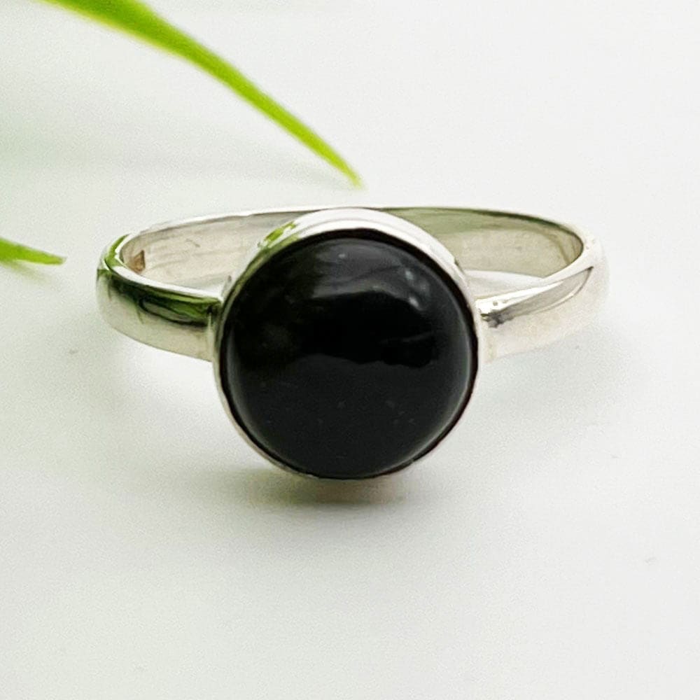 Buy Black Stone Ring Women Online In India - Etsy India