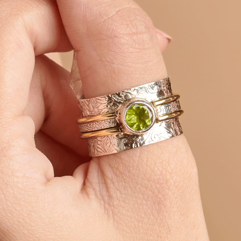 Buy Handmade Peridot Ring - Natural Stone Ring in 14k Gold Filled - Elegant  Statement Ring, Engagement, Bridal, Party, Bohemian Ring - Artisan Jewelry  Gift for Women Online at desertcartINDIA