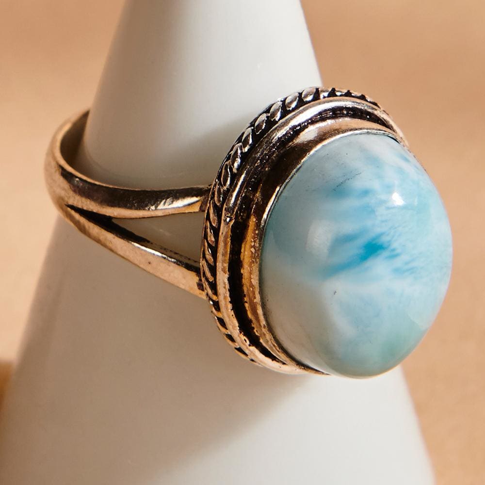 Lapis Ring, Blue Ring, India, Sterling Silver, Designer, DP, Vintage - Ruby  Lane
