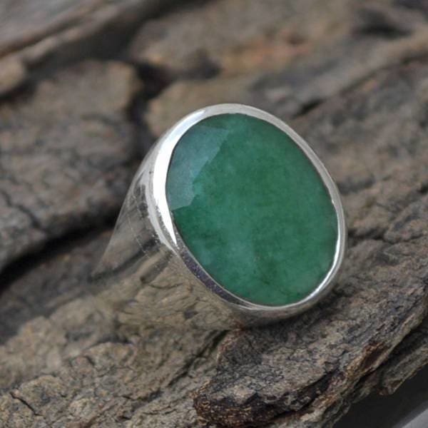 Gemsonclick Genuine Indian Emerald Ring For Women Men Chakra India | Ubuy