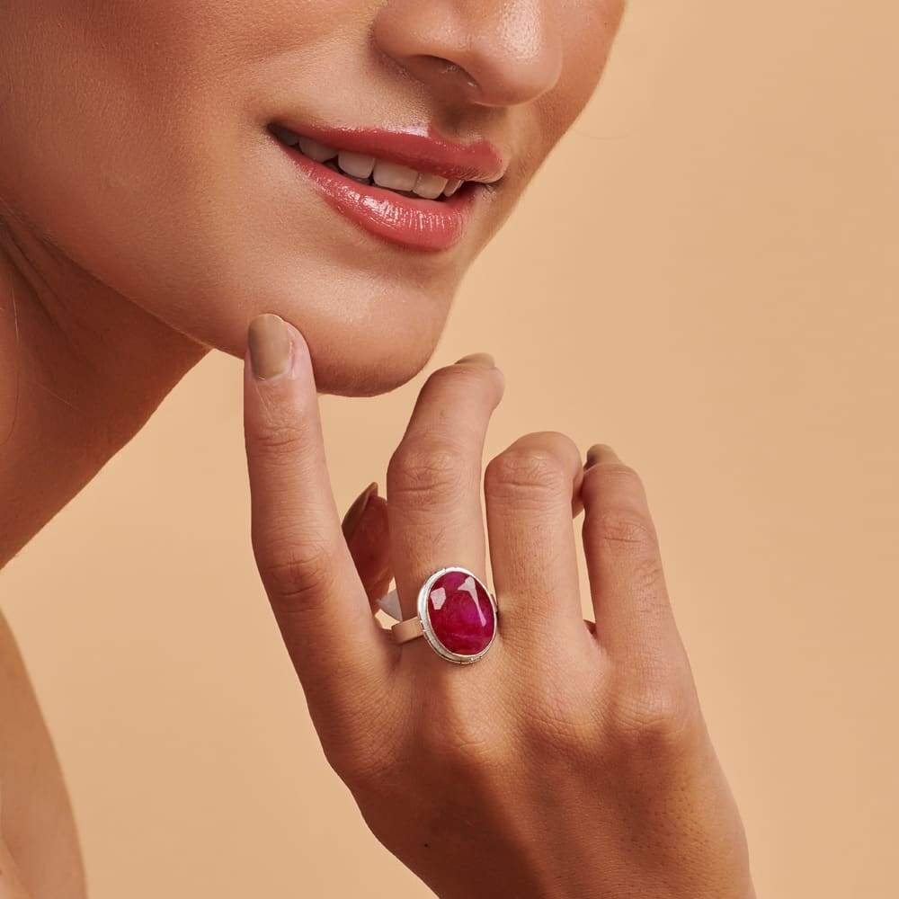 Chopra Gems Unique & Effective 100% Original Ruby Manik Stone Ring for Men  & Women Brass Gold Plated Ring Price in India - Buy Chopra Gems Unique &  Effective 100% Original Ruby