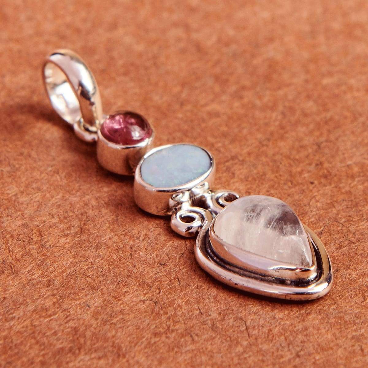 925 Sterling Silver Multi Stone Necklace, Handmade Jewelry, Gemstone  Birthstone Necklace, Free Silver Chain 18″, Gift For Her – SilverJewelryZone