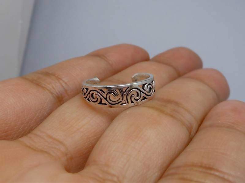 Latower™ - Elegant Classic Real Sterling Silver Finger Rings Jewelry C -  LATOWER